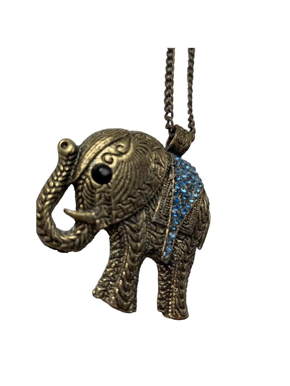 Elephant Neck Costume Jewelry Vintage Unique Statement Necklace